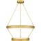 Quoizel Ozara Pendant Led Light Antique Brass PCOZA2827A - alternate 4